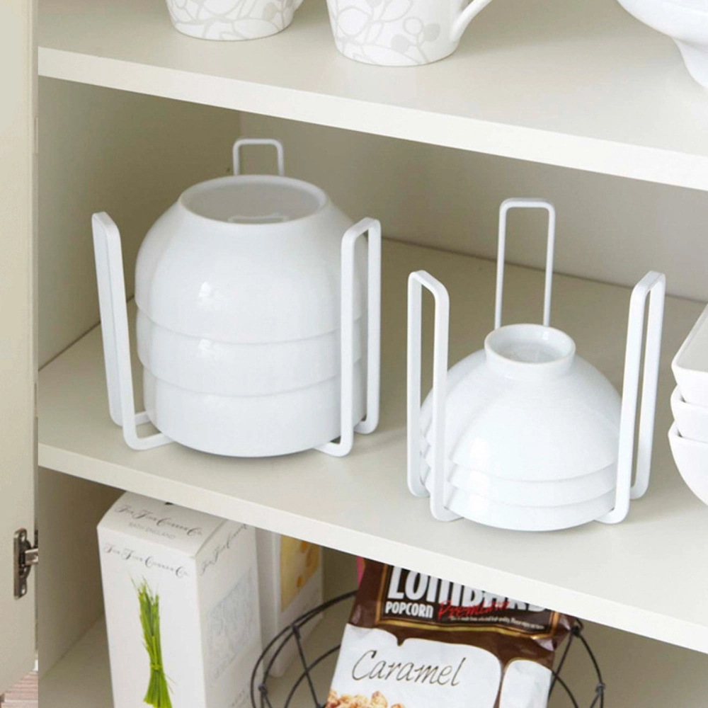 Tableware Dish Holder Dish Storage Drain Rack Tableware Drying Rack Kitchen Organizer White Bl23135