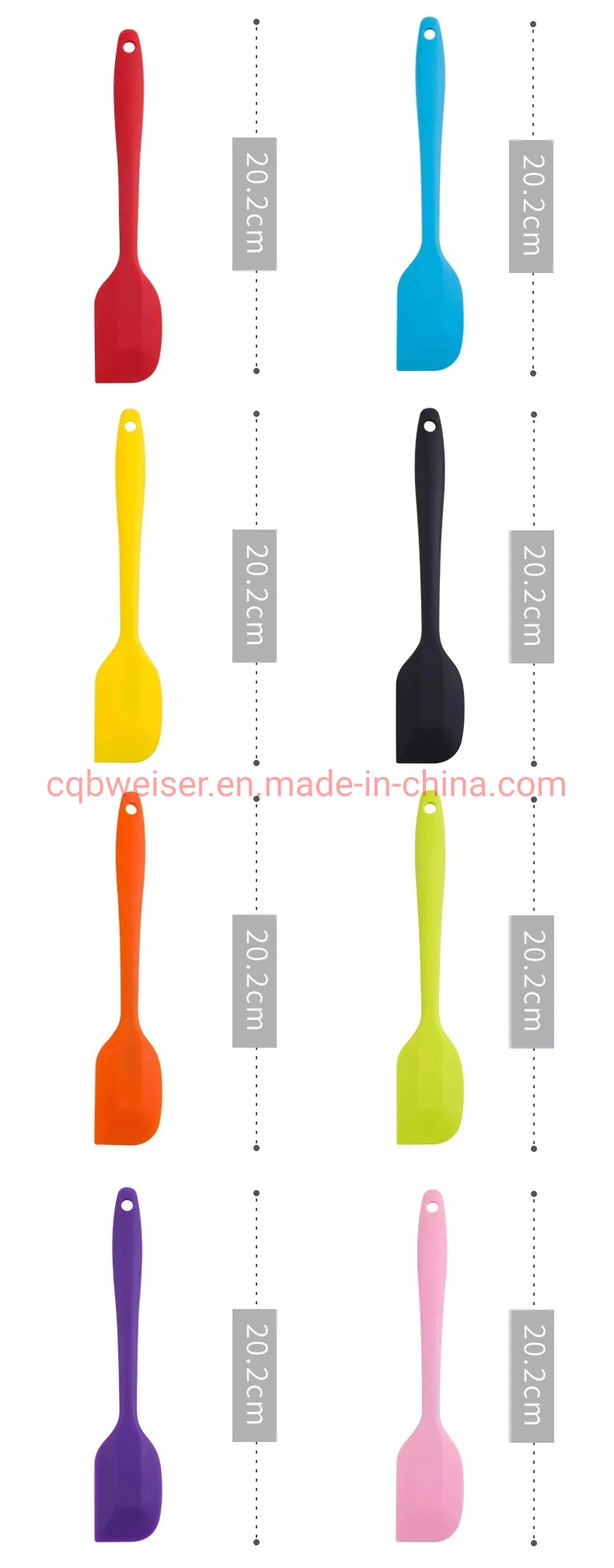 Cake Baking Tools Colorful Spatula Shovel Spoon Heat-Resistant Silicone Utensil