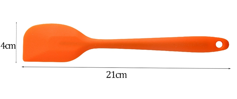 Silicone Spatula, One Piece Design Flexible Scraper, Nonstick Small Rubber Kitchen Utensils for Cooking, Baking and Mixing