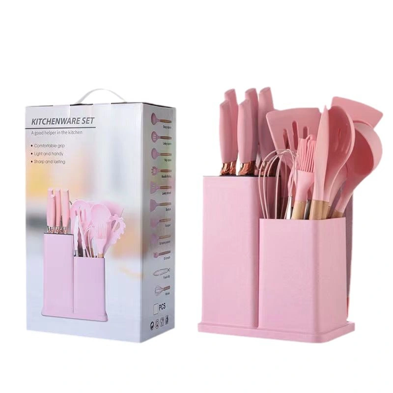 Hot Sale 19PCS Cooking Utensil Set Non-Stick Silicone Kitchen Utensils Set