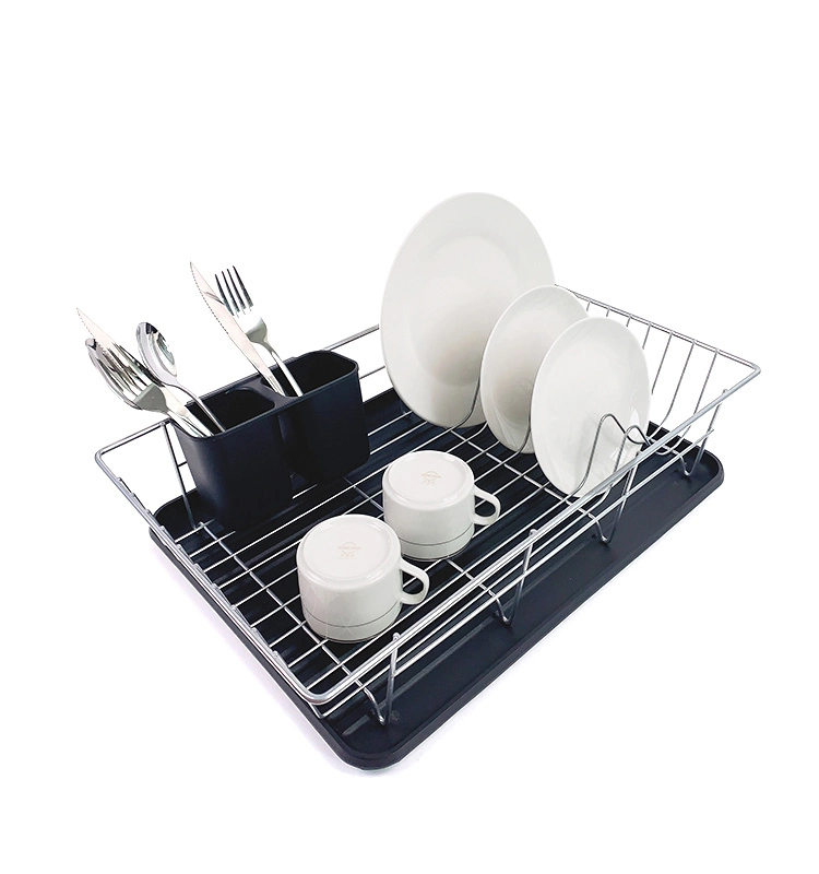 Kitchenware Dish Drying Rack Utensils Plate Drainer Storage Shelving Organizer