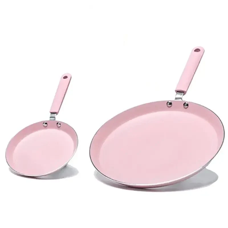 Aluminum Marble Non Stick Coating Crepe Round Flat Pancake Pan