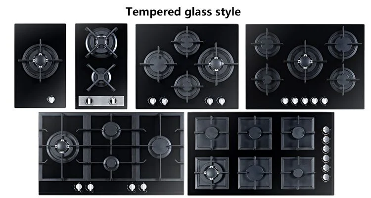 New Design Popular Moder Stainless Steel 5 Burners Gas Cooker