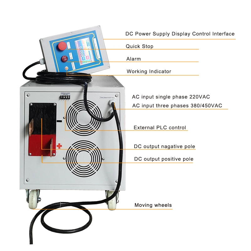 1000V50A High-Power Square Wave Pulse Power Supply 800V Pulse Frequency Adjustable Duty Cycle Single Pulse Power Supply