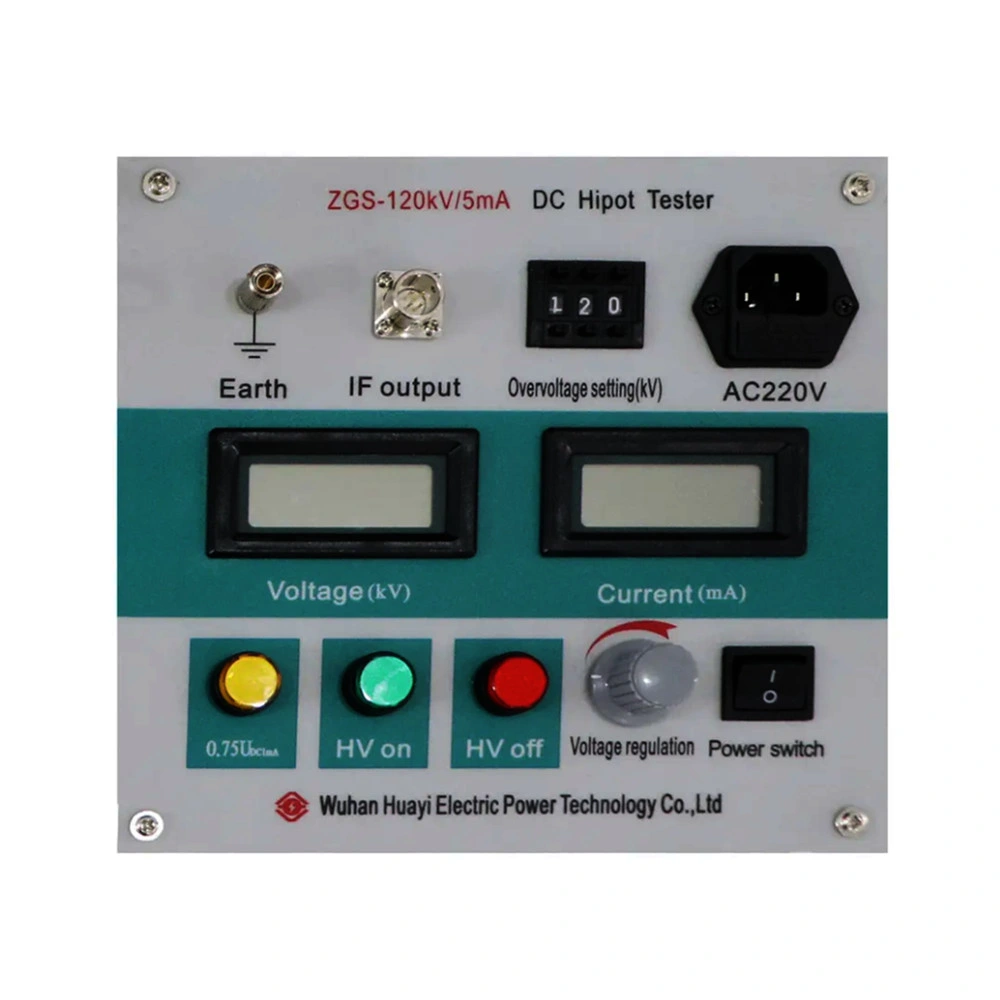 120kv/5mA Cable Testing Equipment DC Pulse High Voltage Generator DC Hipot Tester