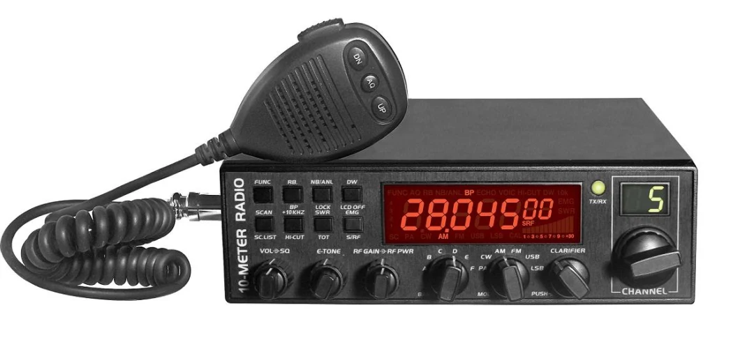 27MHz CE, RoHS at-5555 Am FM USB Lsb Pw Cw Vehicle Transceiver