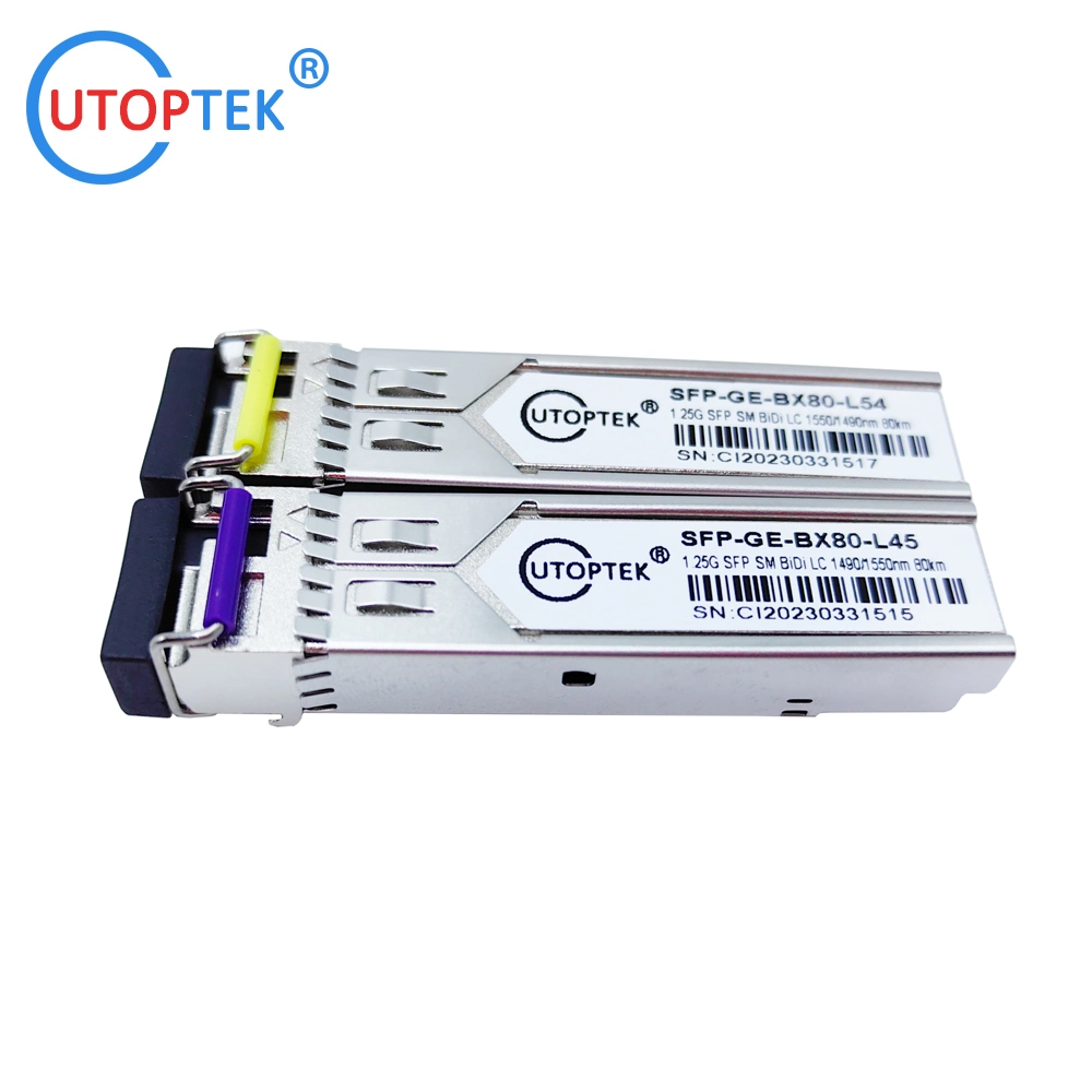 Industrial Wide Temperature 1.25g Bidi Sc 3km 1310/1550nm Ddm Optical Fiber SFP Module