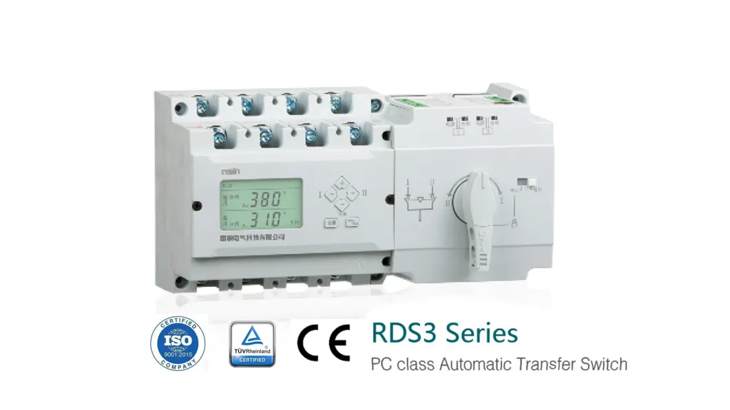 Automatic Transfer Switch with 3 Phase, 208V AC