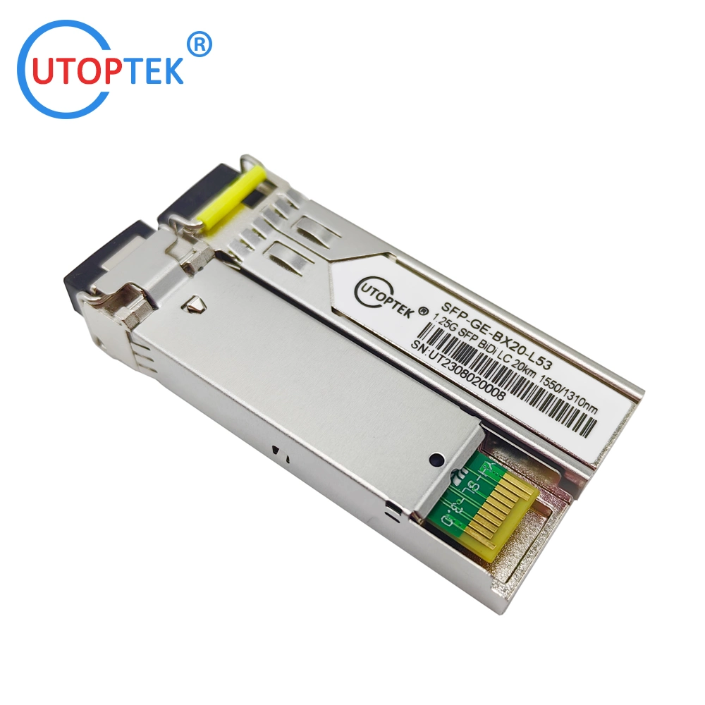 1.25GB/S Bidi SFP Tx1310/Rx1490nm 20km with LC Connector Gigabit SFP Transceiver Module