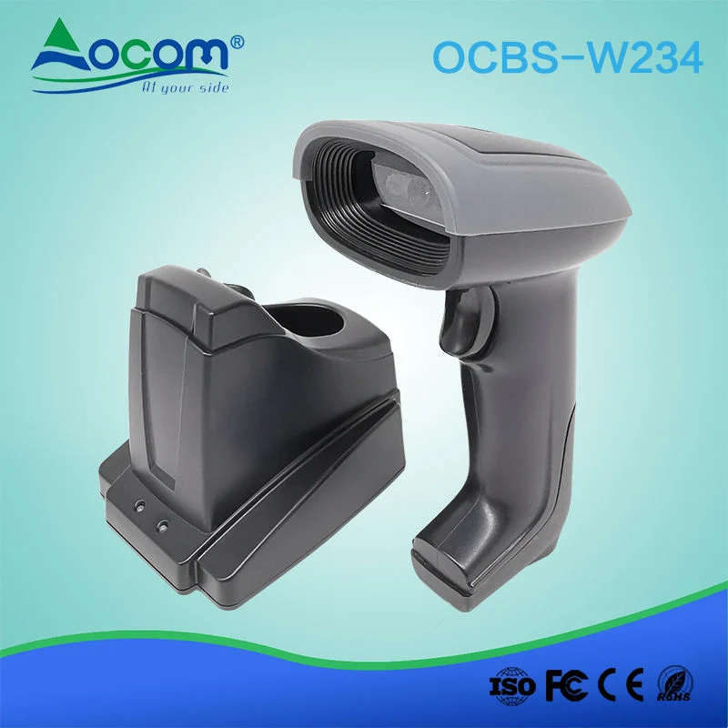 Tablet PC Handheld Wireless 2D Barcode Scanner with Charge Base