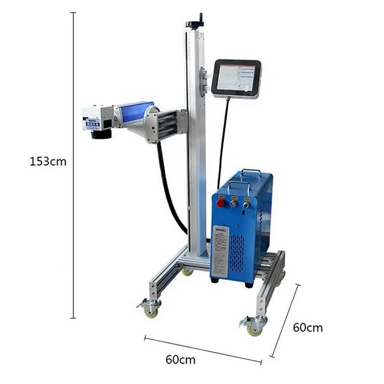 Flying CO2 Laser Marking Machine Red Ray Location