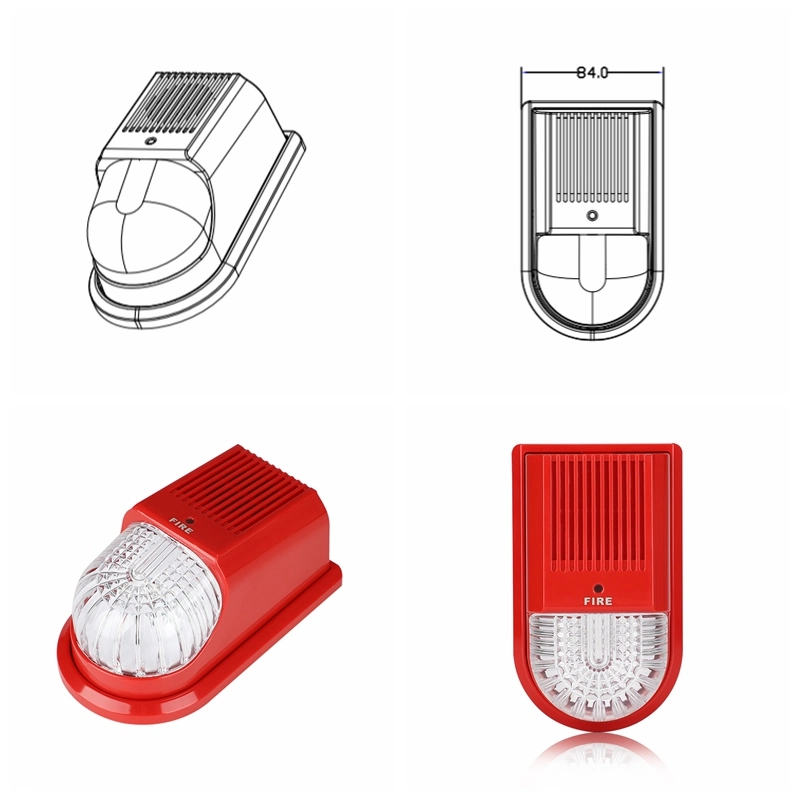 AS-AHS Addressable Fire Alarm Strobe Sounder