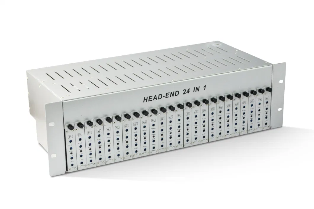 CATV Headend Devices 24 Channles CVBS to Analog RF Output Analog Modulator