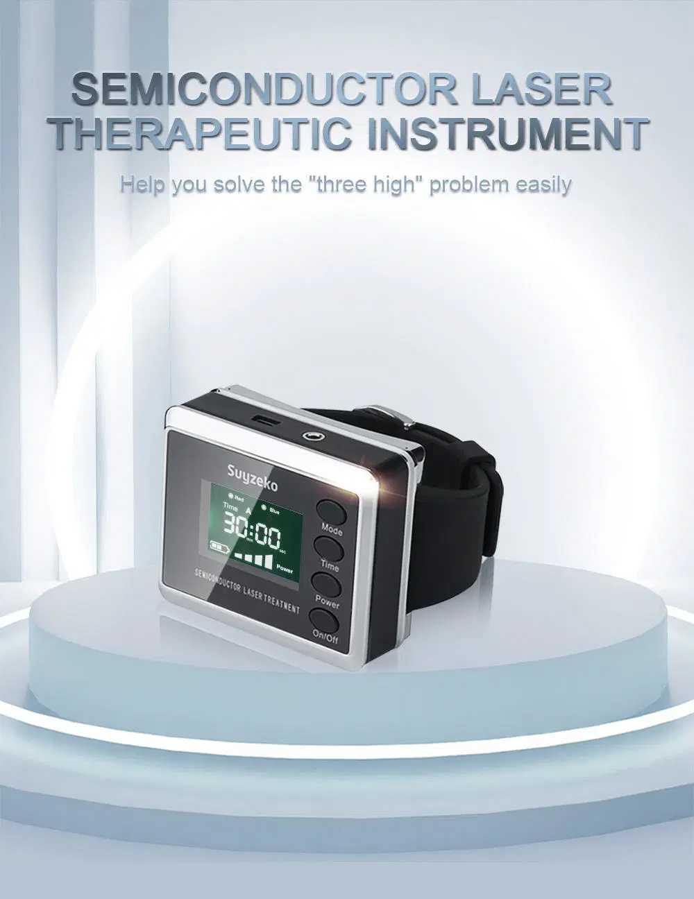 High Intensity Laser Therapy Dr Laser Therapeutic Watch for Rhinitis Treatment