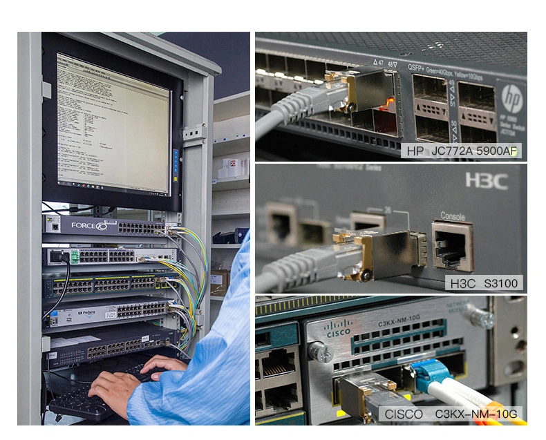 Strong Compatibility 25GB/S 10km LC Duplex SFP28 Fiber Optic Transceivers Network Module