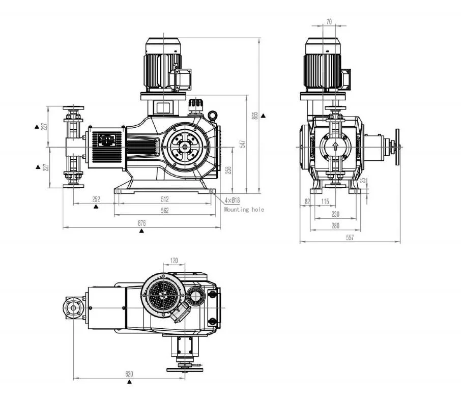 Ailipu Plunger Dosing Pump Vacuum Pumpchlorine Injection Pump