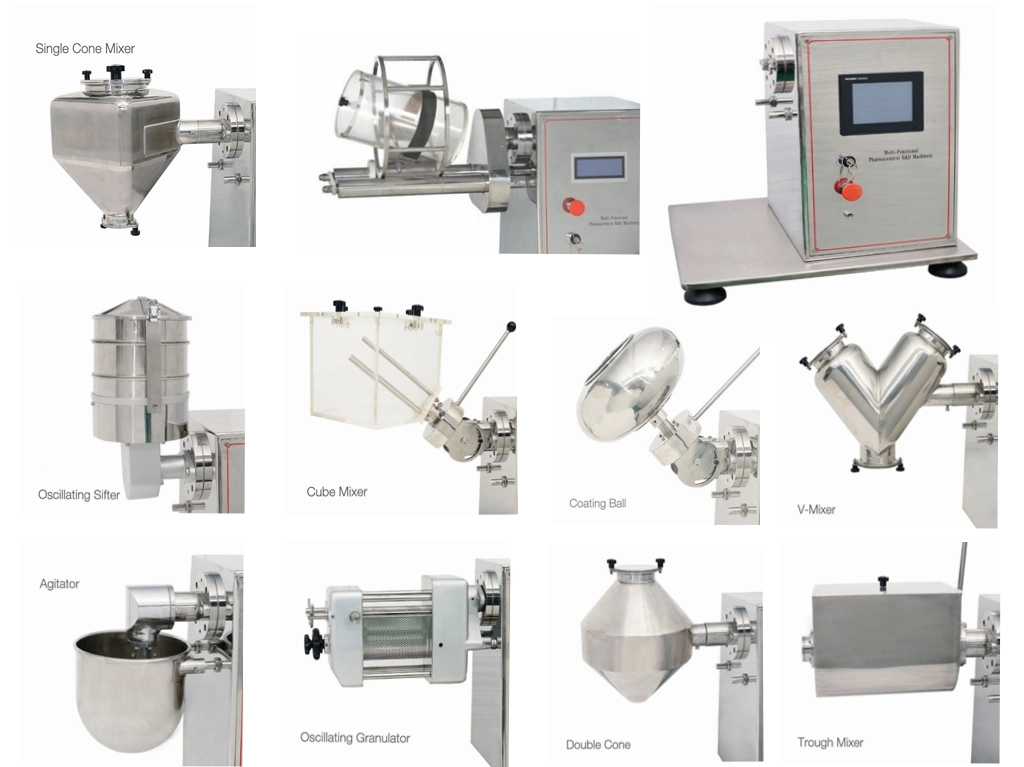 V-Mixer Blender Machine for Pharmaceutical Machine Lab Tester