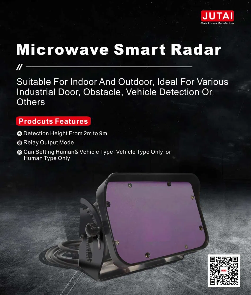 Microwave Moving Vehicles and Pedestrians Detector Working with Traffic Lights for Crossroad