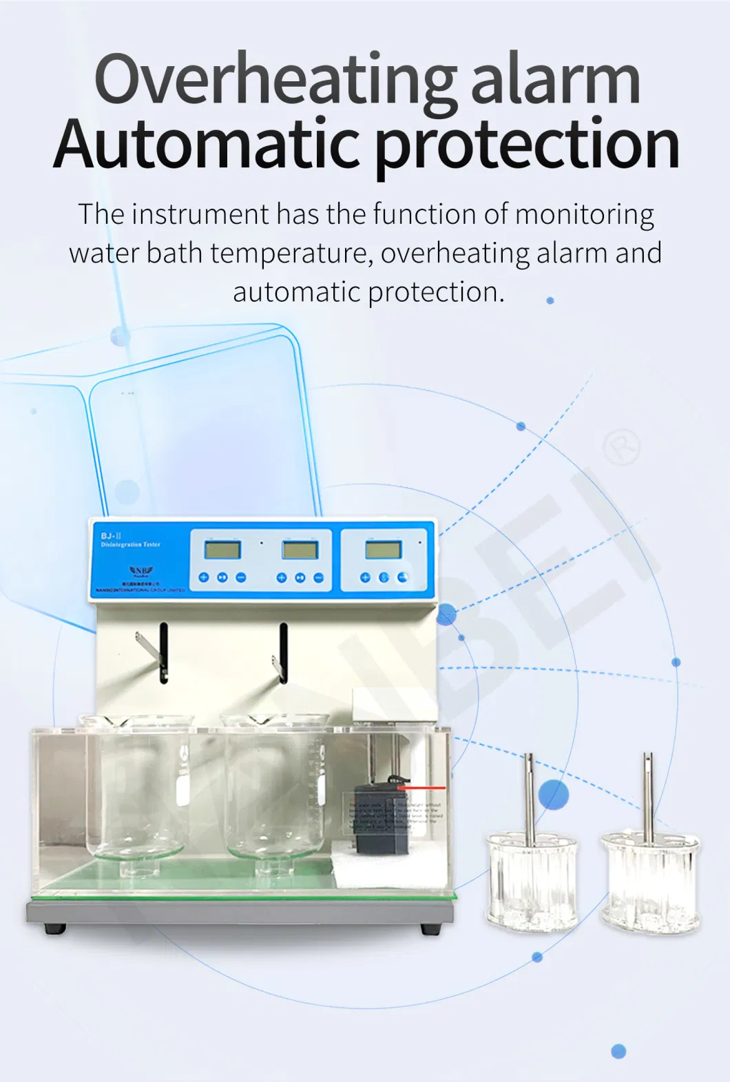 Nanbei Tablet Disintegration Tester Bj-2 Iq Oq Pq Certificate