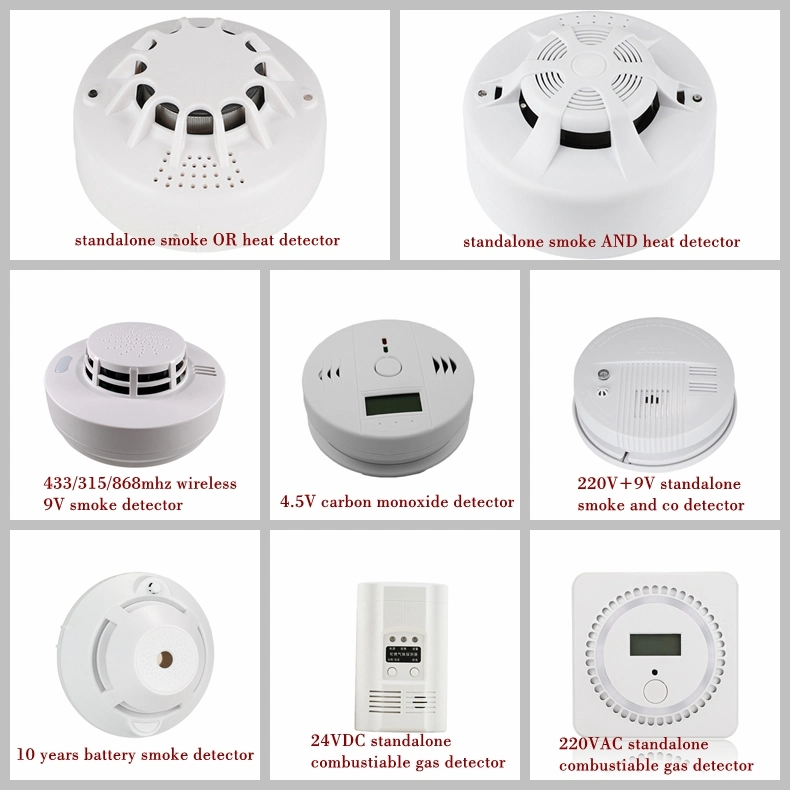 AS-SSD301W Standalone 433 Mhz Smoke or Heat Alarm Detector