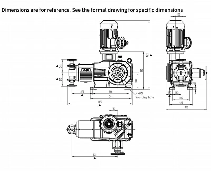 Ailipu Industrial Metering Pump Positive Displacement Pump Cheap Price Automatic Dosing Pump