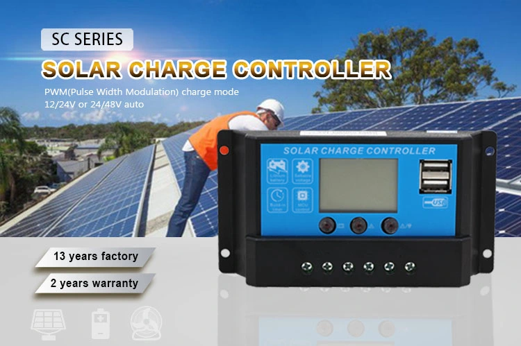 Pulse width modulation 10A solar charge controller