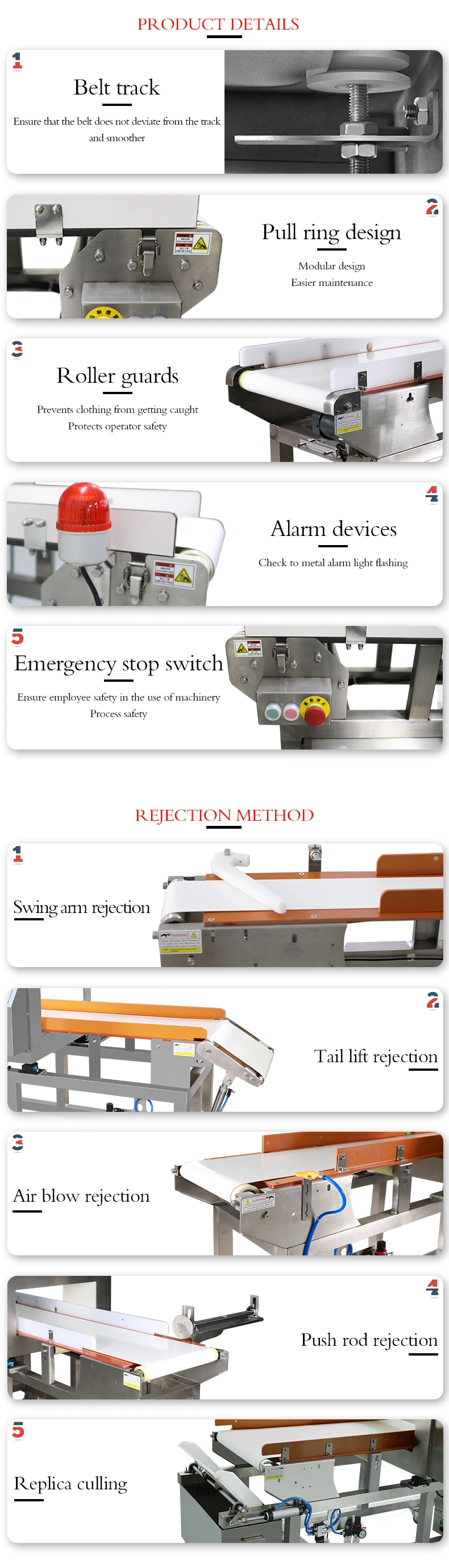 High Sensitivity Suppression of Product Effects Food Security Metal Detector