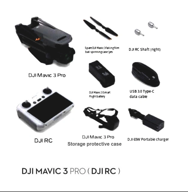 Mavic 3 Fly More Combo Original Mavic 3 PRO Mavic 3 Cine Premium Combo