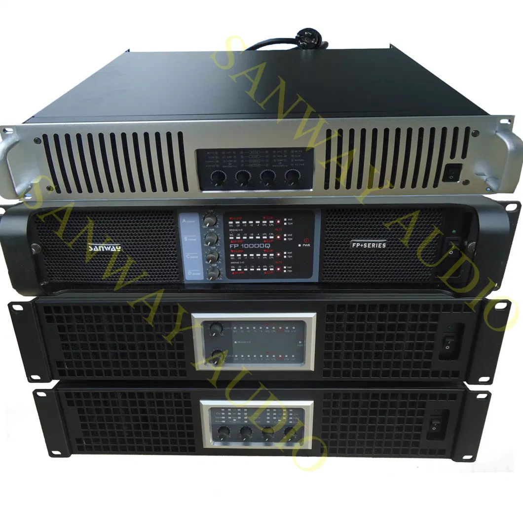 Fp10000q 10000W 4 Channel 2 Ohms Stable Professional Audio Amplifier, High Power Amplifier