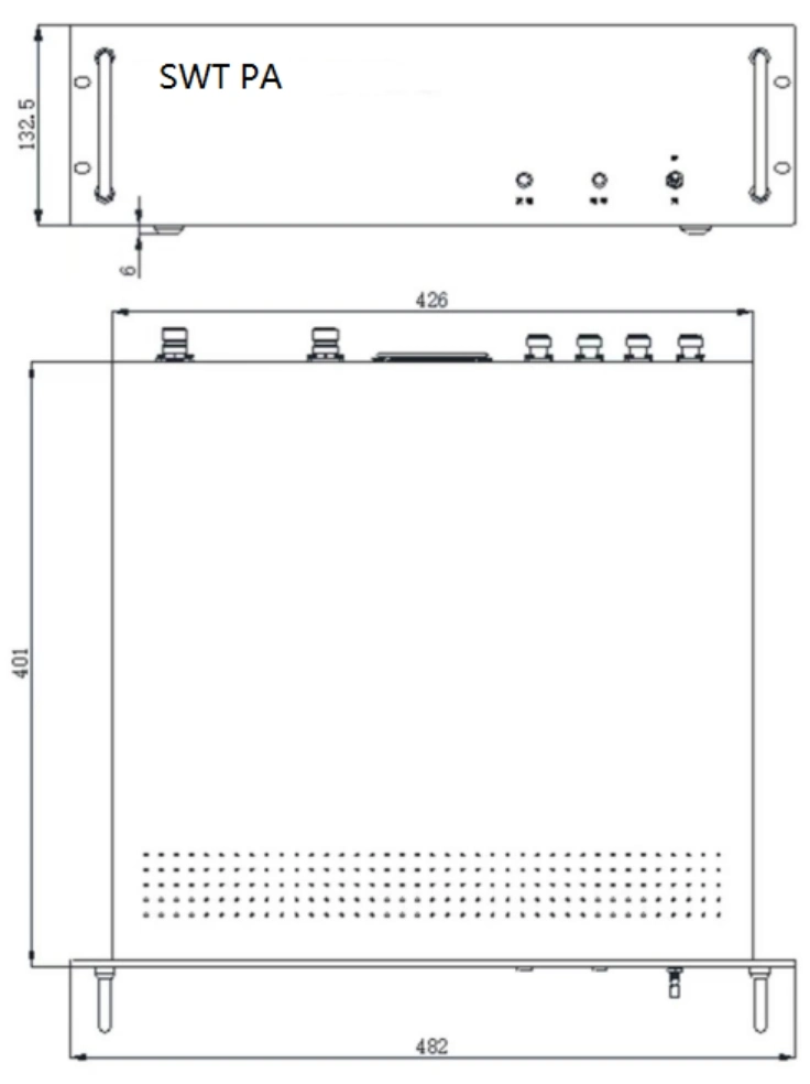 Multistage Broadband Ldmos Power Amplifier Power Synthesis Technology Two Stage Bridge Coupling Broadband 260W High Power Amplifier