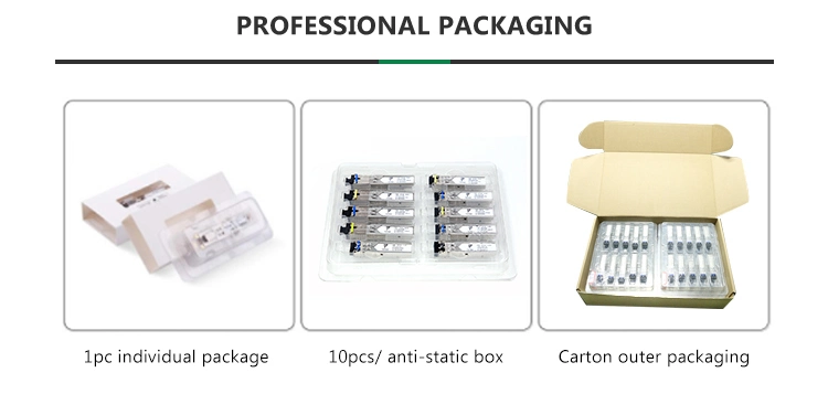 SFP+ 850nm 300m LC Dom Transceiver Module Compatible with Cisco HP SFP-10g-Sr