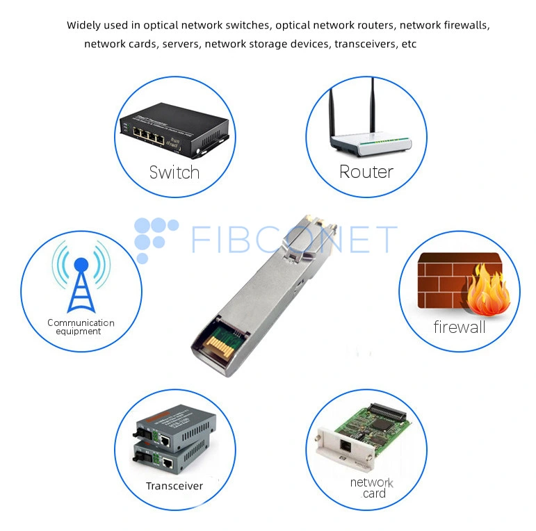 Fiber Optic SFP Transceiver Network 28g Data Links SFP Module