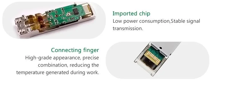 OEM Factory for Russia Market SFP+10g 120km SFP Bidi Fiber Optic Transceiver Module LC Port 1270/1330nm Singlemode SFP Module 10g Cisco Huawei Compatible