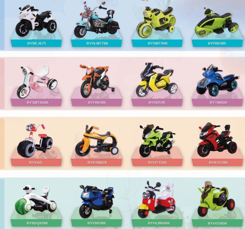 2022 Kids Ride on Electric Motorbike 6V Motor Bike 3-Wheels Motor Bike Factory Manufacturer