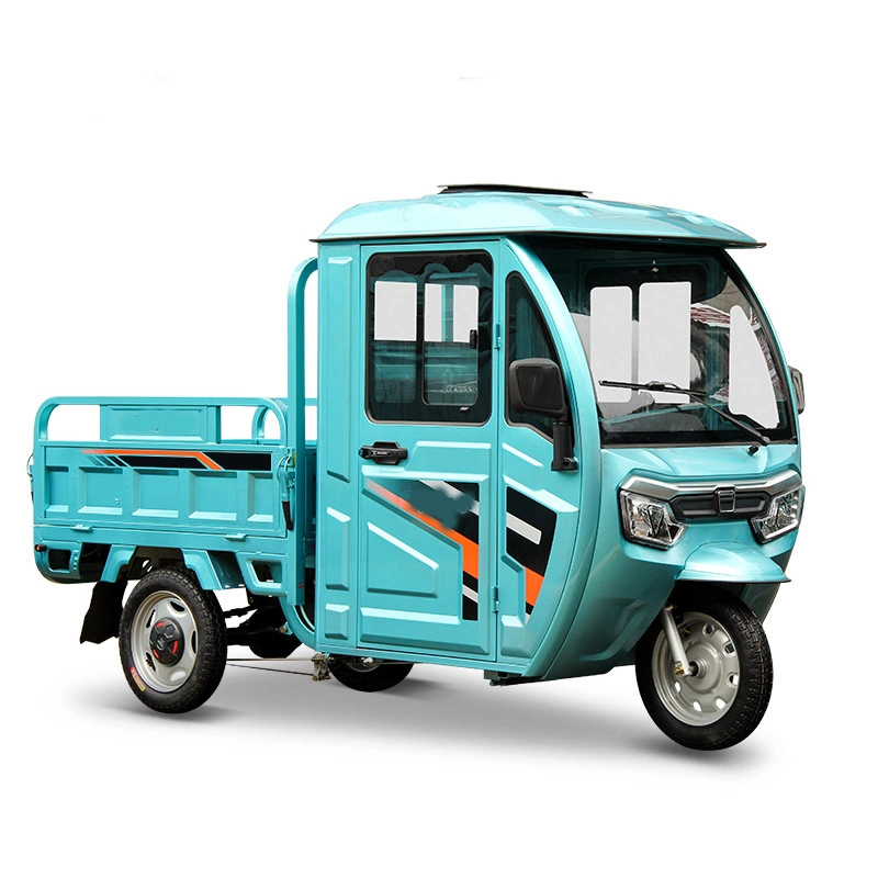 Powerful 1500W 60V Heavy Loading Electric Tricycle Motorized Rickshaw Truck for Sale