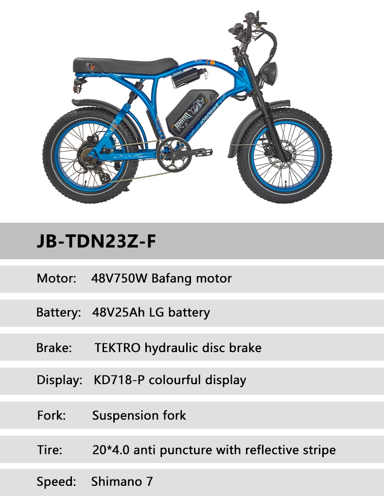 Wholesale E Bike Fat Tire 48V 1000W off Road Inside Electr Fat Tyre Adult Battery in Frame Scooter 750W Electric-Bike-Bicycle