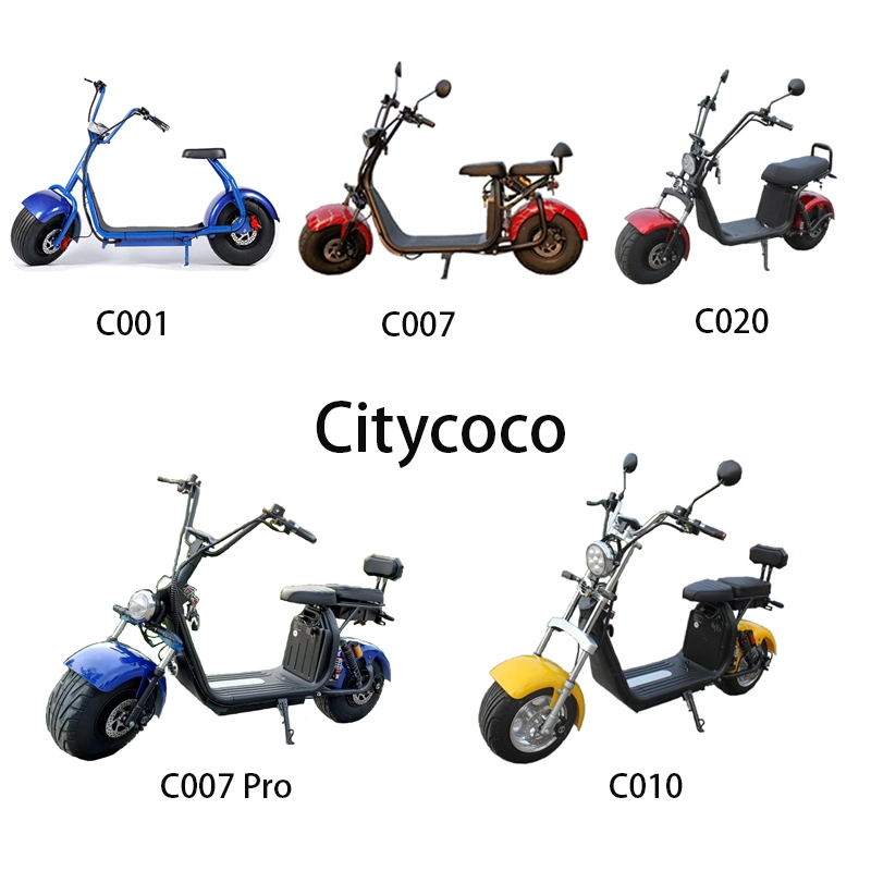 Electric Scooter Wellsmove Hot Sale Patinete Eletrico EEC/Coc Citycoco 1500/2000W Electric Bike