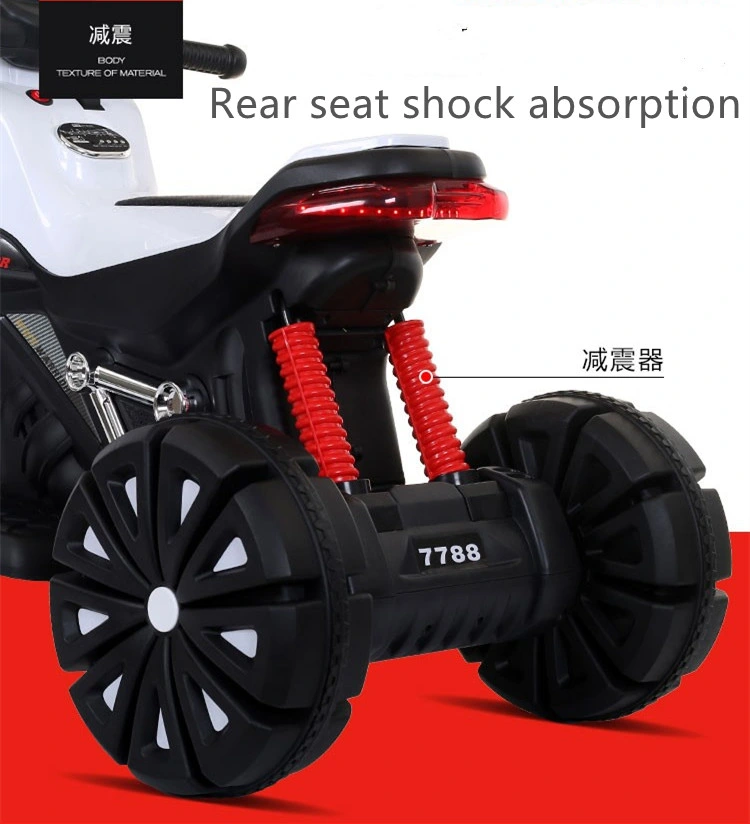 One-Key Start of Electric Three-Wheeled Kids Motorcycle Children&prime; S Motor Bike