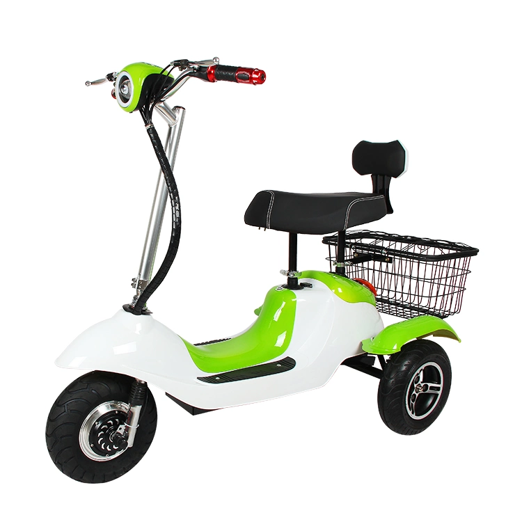 China Cheap Foldable Electric Tricycle Adults, Colorful Folding 3 Wheel Electric Tricycle (TC-030)