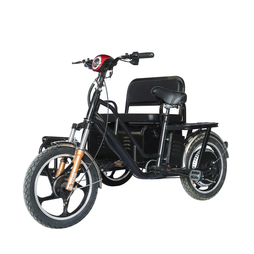 Cheap Electric Tricycle 3-Wheeled Electric Bike Series for The Leisure Tourism Applications or Passengers Carrying