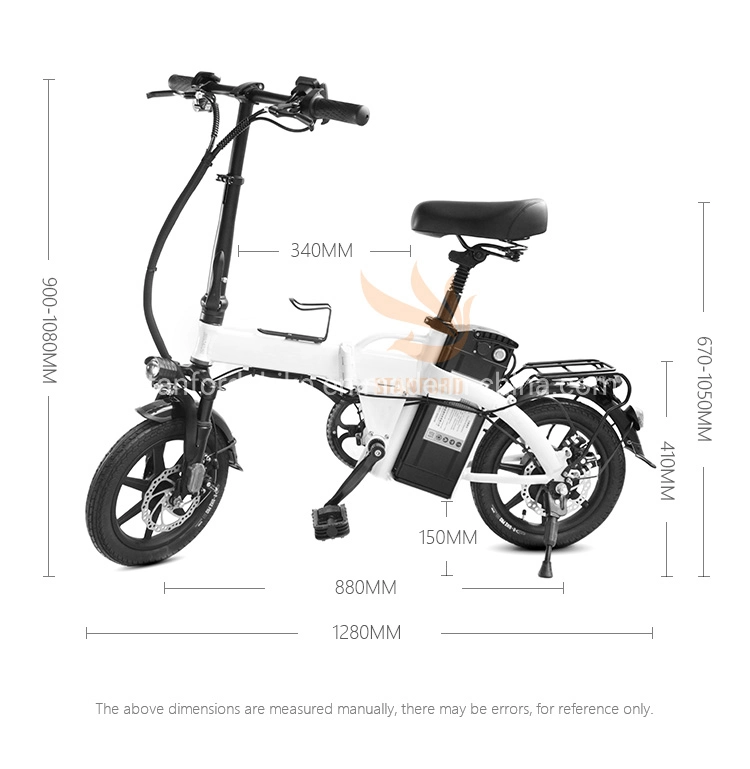 Healthy Sport E Bike 14inch Electric Bicycle 48V Electric Motor Pedal Assist Bike