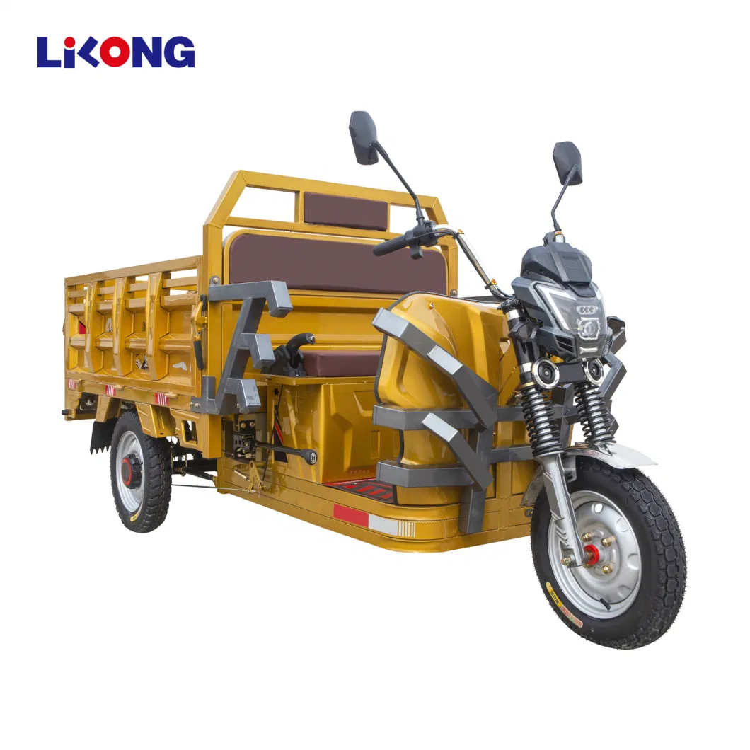 Factory Sales EEC Certificated Electric Tricycle Adult Big Wheel Tricycle Electric Tricycle for Cargo Delivery Big Wheel Tricycle