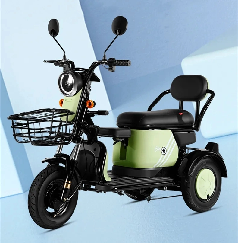 Factory Hot Sale Electric Delivery Tricycle 48V 20ah Lead-Acid Battery 3 Wheel Adult Electric Scooter Bike