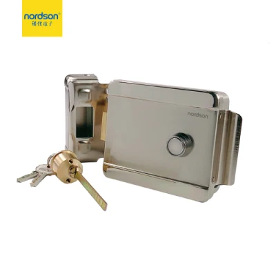 Rental Room Community Gate Motor Electric Rim Lock Compatible with Access Control