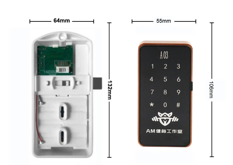 Digital RFID Key Card Hotel Cabinet Door Lock