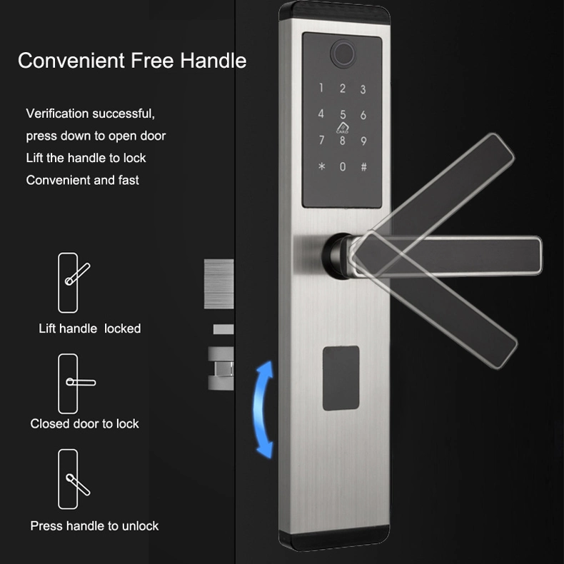 Home Smart Digital Code Electric Ttlock APP with Mechanical Key