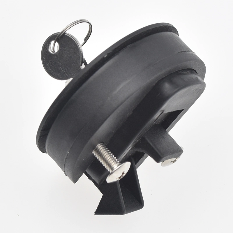 Xk246 Southco 61mm 2&quot; Black Waterproof Plastic ABS Push to Close Cam Slam Flush Pull Boat Round Marine Lock for RV