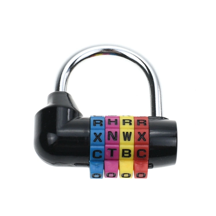 Yh8435 New Luggage U-Type Password Lock Gym Drawer, Wardrobe, Luggage, 4-Digit Password Padlock