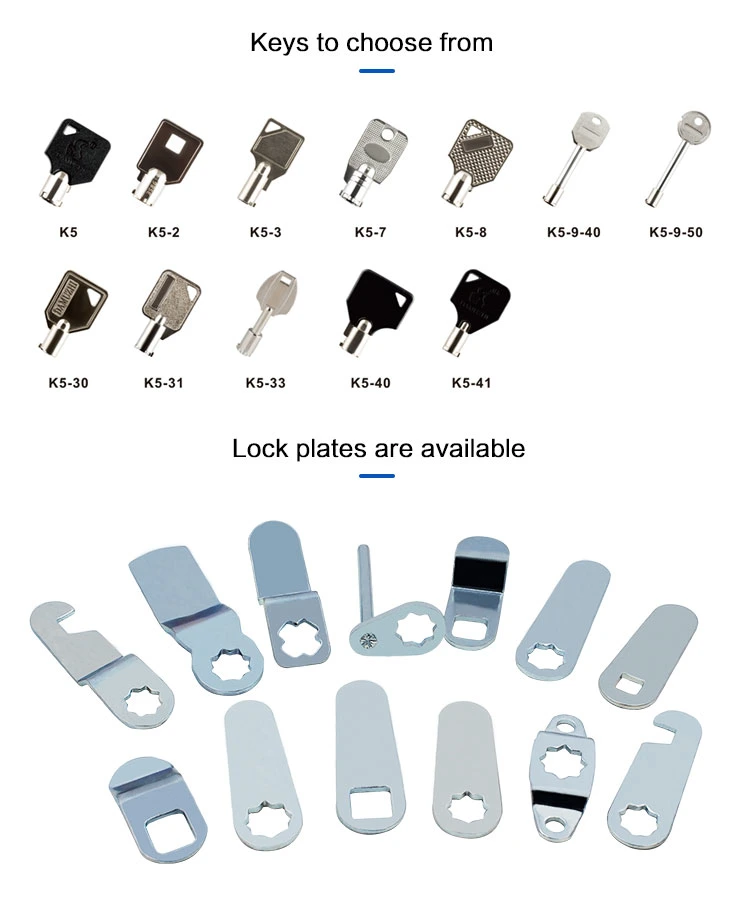 Tubular Cam Lock Game Machine Lock Vending Machine Lock