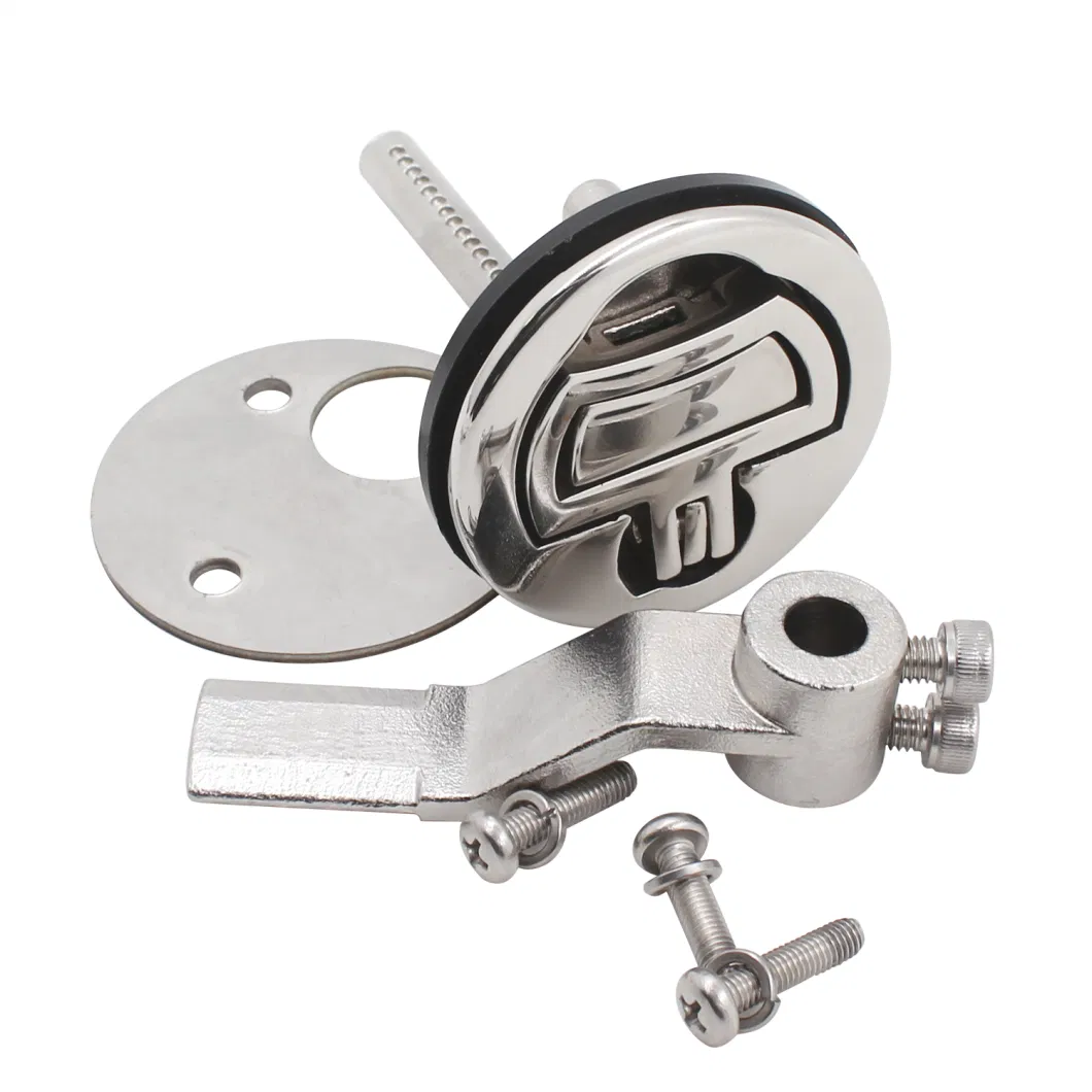 Marine Hardware Boat Locking Stainless Steel Flush Pull Slam Latch Hatch Lift Boat Hatch Latch Lock